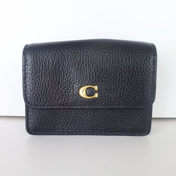 Coach Half Flap Card Case - Picture 1 of 15